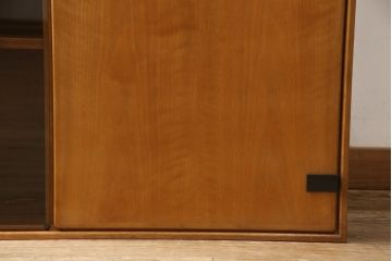 ヴィンテージ家具　ジャパンビンテージ　山品木工　サイドキャビネット(サイドボード、収納棚、本箱、ブックケース)(R-054788)