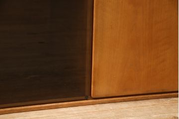 ヴィンテージ家具　ジャパンビンテージ　山品木工　サイドキャビネット(サイドボード、収納棚、本箱、ブックケース)(R-054788)