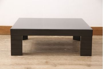 中古　モリシゲ(MORISHIGE/森繁)　直線的なフォルムがモダンな雰囲気を高める座卓(センターテーブル、ローテーブル)(R-054811)
