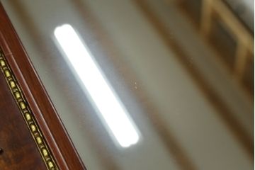 中古　スペイン高級家具　MUARVA S.L.　ヨーロッパの伝統的な意匠を感じられるウォールミラー(壁掛け鏡)(R-054819)