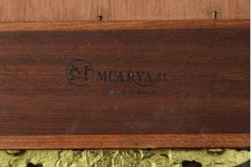 中古　スペイン高級家具　MUARVA S.L.　ヨーロッパの伝統的な意匠を感じられるウォールミラー(壁掛け鏡)(R-054819)