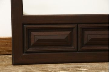 ヴィンテージ家具　縦横どちらでも!2way使いできるウォールミラー(壁掛け鏡、姿見、ビンテージ)(R-054821)