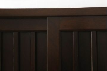 中古　美品　松本民芸家具　530型　和モダンな空間づくりに活躍する茶タンス(茶箪笥、飾り棚)(定価約37万円)(R-054825)