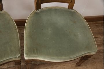 中古　DREXEL HERITAGE(ドレクセルヘリテイジ)　Cameo Classics(キャメオクラシックス)　格調高い雰囲気が魅力のマホガニー製チェア2脚セット(2脚定価 約62万円)(椅子、ダイニングチェア)(R-054838)