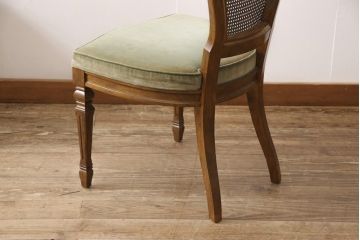 中古　DREXEL HERITAGE(ドレクセルヘリテイジ)　Cameo Classics(キャメオクラシックス)　格調高い雰囲気が魅力のマホガニー製チェア2脚セット(2脚定価 約62万円)(椅子、ダイニングチェア)(R-054838)
