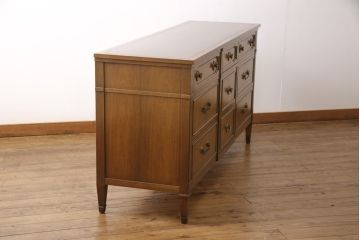 中古　DREXEL HERITAGE(ドレクセルヘリテイジ)　Triune(トライユン)　気品あふれる佇まいが魅力のマホガニー材製サイドボード(定価約70万円)(チェスト、引き出し)(R-054843)