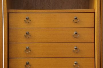 中古　美品　DREXEL HERITAGE(ドレクセルヘリテイジ)　希少!可愛らしいデザインが魅力的なジュエリーケース(サイドチェスト、サイドキャビネット、引き出し)(R-054850)