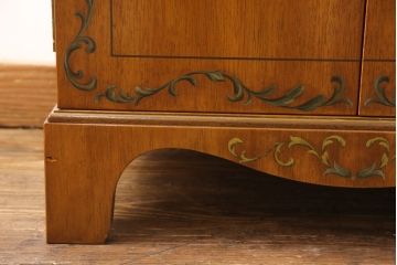 中古　美品　DREXEL HERITAGE(ドレクセルヘリテイジ)　希少!可愛らしいデザインが魅力的なジュエリーケース(サイドチェスト、サイドキャビネット、引き出し)(R-054850)