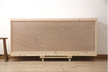 ラフジュ工房オリジナル　古建具リメイク　大正期　お好みにカスタマイズできるサイドボード(収納棚、サイドキャビネット、ローボード)(R-054869)