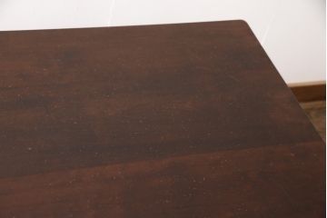 中古　美品　松本民芸家具　LT型食卓　洗練されたモダンな佇まいが魅力のダイニングテーブル(定価約54万円)(6人掛け、食卓)(R-054874)