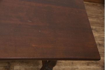 中古　美品　松本民芸家具　LT型食卓　洗練されたモダンな佇まいが魅力のダイニングテーブル(定価約54万円)(6人掛け、食卓)(R-054874)