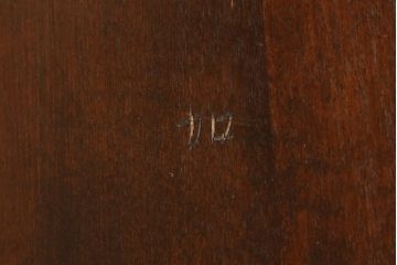 中古　美品　松本民芸家具　#91型　落ち着きのある大人カフェ風インテリアが叶うキャプテンチェア(アームチェア、板座チェア、椅子、ダイニングチェア)(R-054878)