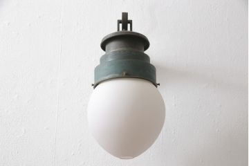 アンティーク照明　昭和初期　激レア!吊り下げているような珍しいデザインが魅力のウォールランプ(壁掛け照明、壁付け照明)(R-054884)