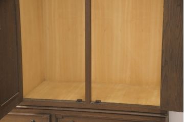 中古　美品　永田良介商店　前面についた鏡が便利なワードローブ(定価約140万円)(洋服タンス、収納棚)(R-054911)