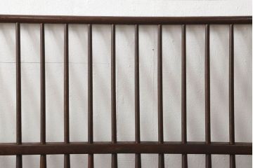 和製ビンテージ　民芸家具　栗材　レトロな雰囲気を醸し出すウィンザーベンチ(ウィンザーチェア、長椅子、ソファ、ヴィンテージ、ウインザーチェア)(R-054915)