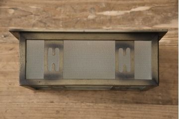 アンティーク雑貨　昭和初期　和の風情を感じさせる壁掛け照明カバー(ウォールカバー)(R-054935)