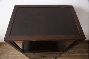 中古　美品　松本民芸家具　和モダンなお部屋づくりにおすすめの132型朝鮮棚(定価約46万円)(茶棚、飾り棚、戸棚、収納棚)(R-054941)
