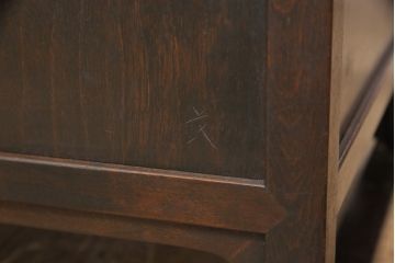 中古　美品　松本民芸家具　和モダンなお部屋づくりにおすすめの132型朝鮮棚(定価約46万円)(茶棚、飾り棚、戸棚、収納棚)(R-054941)
