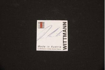 中古　美品　IDC大塚家具取り扱い　オーストリア　ヴィットマン(WITTMANN)　色鮮やかなレッドカラーが空間のアクセントになる2人掛けソファ(2Pソファ、二人掛け)(R-054948)