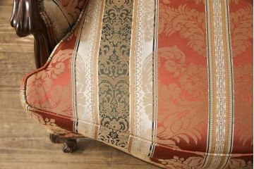 中古　展示品　超美品　DREXEL HERITAGE(ドレクセルヘリテイジ)　 Upholstery(アップホルスタリー)　エレガントな佇まいの1人掛けソファ(一人掛けソファ、1P、アームソファ、ラウンジチェア)(定価約59万円)(R-054953)