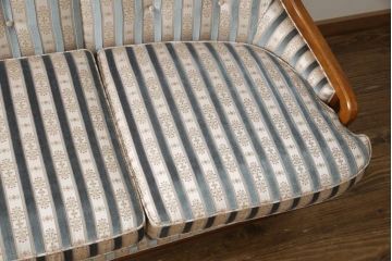 中古　美品　DREXEL HERITAGE(ドレクセルヘリテイジ)　Upholstery(アップホルスタリー)　ワンランク上の上質なお部屋作りにぴったりの3人掛けソファ(アームソファ、3P)(R-054978)