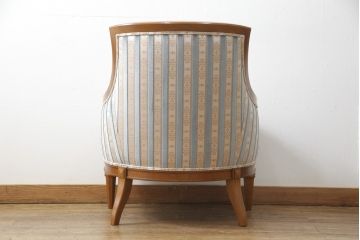 中古　美品　DREXEL HERITAGE(ドレクセルヘリテイジ)　Upholstery(アップホルスタリー)　ワンランク上の上質なお部屋作りにぴったりの1人掛けソファ(アームチェア、一人掛けソファ)(R-054980)