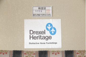 中古　美品　DREXEL HERITAGE(ドレクセルヘリテイジ)　Upholstery(アップホルスタリー)　ワンランク上の上質なお部屋作りにぴったりの1人掛けソファ(アームチェア、一人掛けソファ)(R-054980)