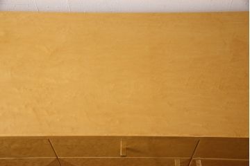 中古　美品　IDC大塚家具取り扱い　バーズアイメープル　SPLENDOR(スプレンダー)　特徴的な杢目が美しいサイドボード(戸棚、収納棚)(R-054983)