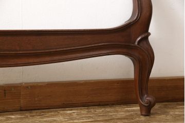 中古　美品　DREXEL HERITAGE(ドレクセルヘリテイジ)　Touraine(ツーレイン)　猫脚のデザインがアクセントのベッドフレーム(ダブル)(R-054984)