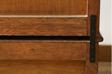 和製　希少ビンテージ　神戸洋家具　細やかな彫刻が素晴らしいワードローブ(収納棚、ヴィンテージ)(ぺザントアート)(R-054988)