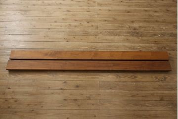 中古　美品　シャルドネ(CHARDONNAY)　galletta(ガレッタ)シリーズ　ウォールナット材　落ち着いた色合いが魅力!ナチュラルテイストの空間づくりにおすすめのベッドフレーム(セミダブル)(R-054989)