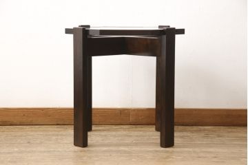 中古　美品　星野民芸家具(星野民藝)　大人の落ち着きある空間づくりにおすすめなセンターテーブル(コーヒーテーブル、オケージョナルテーブル、サイドテーブル)(R-054990)