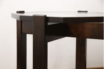 中古　美品　星野民芸家具(星野民藝)　大人の落ち着きある空間づくりにおすすめなセンターテーブル(コーヒーテーブル、オケージョナルテーブル、サイドテーブル)(R-054990)