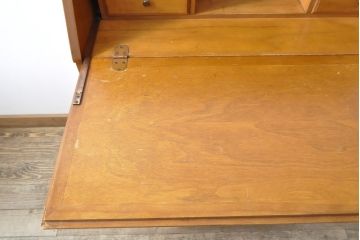 中古　美品　横浜クラシック家具　ダニエル(Daniel)　アーリーアメリカン　気品漂うライティングビューロー(ワークデスク、机、在宅ワーク、在宅用チェスト)(R-055011)
