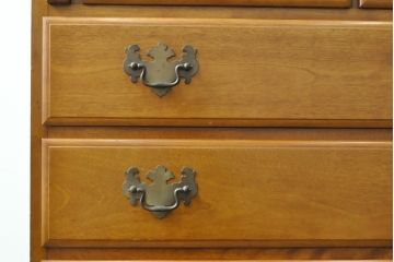 中古　美品　横浜クラシック家具　ダニエル(Daniel)　アーリーアメリカン　気品漂うライティングビューロー(ワークデスク、机、在宅ワーク、在宅用チェスト)(R-055011)