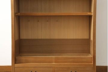 中古　美品　民芸家具　上質な和の空間づくりにおすすめの置き水屋(置水屋、茶水屋、戸棚、茶棚、収納棚)(R-055012)