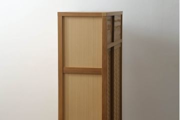 中古　美品　民芸家具　上質な和の空間づくりにおすすめの置き水屋(置水屋、茶水屋、戸棚、茶棚、収納棚)(R-055012)