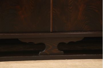 和製ビンテージ　高級杉材　上質な和の空間づくりにおすすめの飾り棚(茶棚、茶箪笥、収納棚、ヴィンテージ)(R-055023)