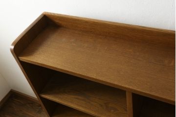 中古　美品　横浜ダニエル取り扱い　Stickley(スティックレー、スティックレイ)　オーク材　店舗什器としてもおすすめ!大型サイズのブックシェルフ(本棚、書棚、サイドボード、オープンラック、飾り棚)(R-055024)