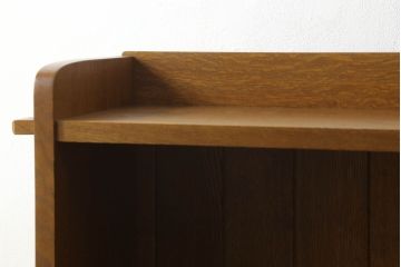 中古　美品　横浜ダニエル取り扱い　Stickley(スティックレー、スティックレイ)　オーク材　店舗什器としてもおすすめ!大型サイズのブックシェルフ(本棚、書棚、サイドボード、オープンラック、飾り棚)(R-055024)