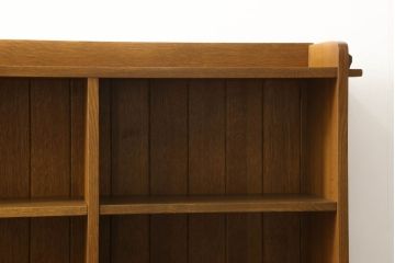 中古　美品　横浜ダニエル取り扱い　Stickley(スティックレー、スティックレイ)　オーク材　店舗什器としてもおすすめ!大型サイズのブックシェルフ(本棚、書棚、サイドボード、オープンラック、飾り棚)(R-055024)