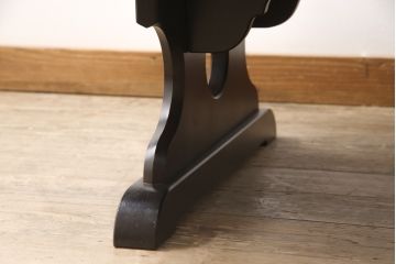 中古　北海道民芸家具　和モダンな雰囲気づくりにおすすめの折り畳み式テーブル(ローテーブル、座卓)(R-055027)