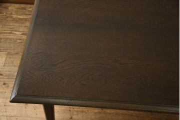 和製ビンテージ　神戸洋家具　永田良介商店　スタイリッシュなデザインが魅力のダイニングテーブル(サイドテーブル、ヴィンテージ)(R-055030)
