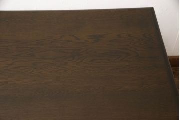 和製ビンテージ　神戸洋家具　永田良介商店　スタイリッシュなデザインが魅力のダイニングテーブル(サイドテーブル、ヴィンテージ)(R-055030)