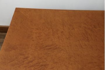 中古　美品　IDC大塚家具　SPLENDOR(スプレンダー)　赤みがかった色合いが美しいセンターテーブル(ローテーブル、座卓)(R-055032)