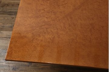 中古　美品　IDC大塚家具　SPLENDOR(スプレンダー)　赤みがかった色合いが美しいセンターテーブル(ローテーブル、座卓)(R-055032)