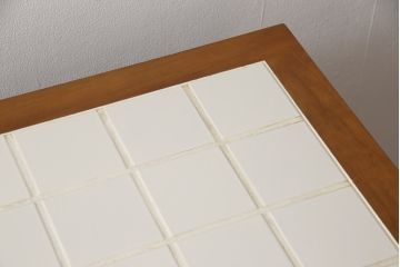中古　シャルドネ(CHARDONNAY)　チェリー材　温かみある風合いが魅力的なキッチンカウンター(収納棚、戸棚、食器棚、カウンターテーブル)(R-055037)
