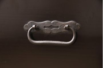 和製アンティーク　大正時代　和の趣を感じる重ね庄内箪笥・上段(ローボード、テレビ台、テレビボード、引き出し、チェスト、和箪笥、収納箪笥)(R-055065)