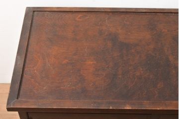 中古　美品　北海道民芸家具　落ち着きのある大人の空間を演出するテレビ台(テレビボード、ローボード、ローキャビネット、収納棚、リビングボード)(R-055067)