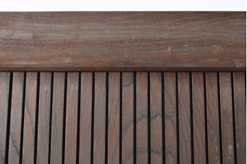 和製アンティーク　総ケヤキ材　明治期の歴史を感じる格子蔵戸1枚(玄関戸、引き戸、建具)(R-055068)